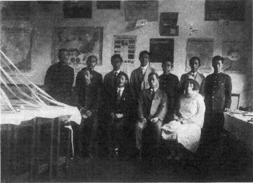 The faculty at Seikei 1930