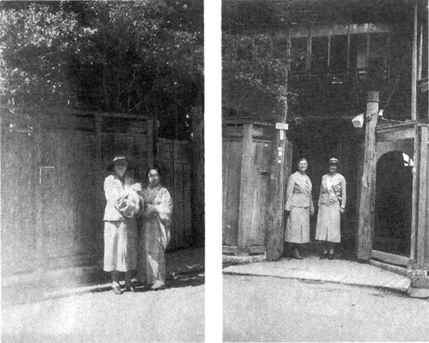 Agnes Alexander at home in Tokyo 1936