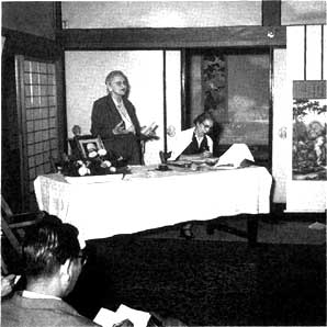 Agnes Alexander speaking at Nikko Conference 1955