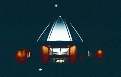 House of Worship at night