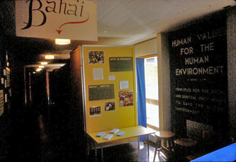 Baha'i exhibit