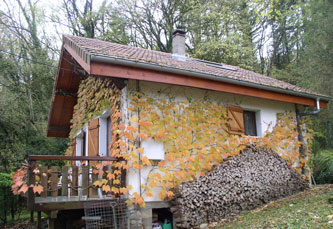 chalet in gold