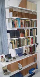 Bedroom bookshelves