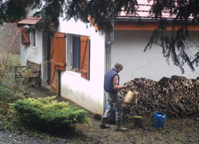 fetching firewood