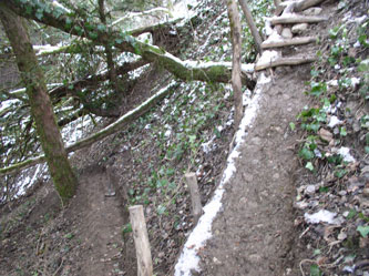the trail down
