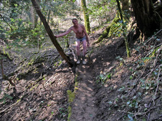 me on trail