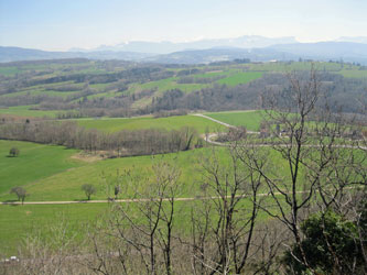 view from Chaumont Castle