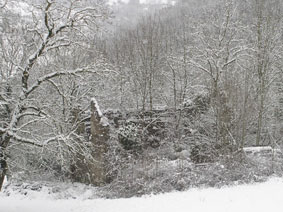 Signy ruin in winter 2011