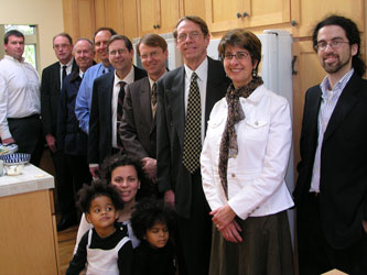 Brothers and family after Mother's funeral 2006