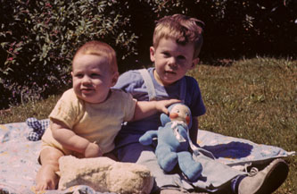 me with Keith, May 1943