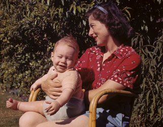 me with mother June 1943