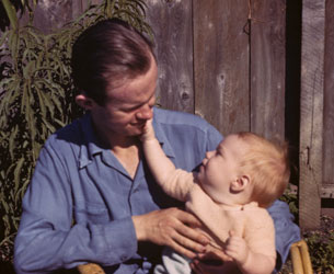 me with dad June 1943