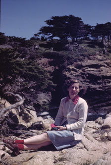Mother at Point Lobos 1945