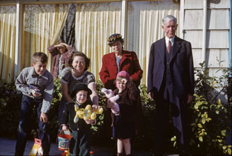 Family at Easter, April 1950