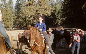 me on horseback, Wawona, Yosemite, Aug.1953