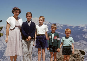 Washburn Point, Yosemite, Aug.1953