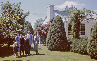 Allen home, May 1954