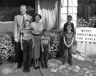 Christmas family picture 1954