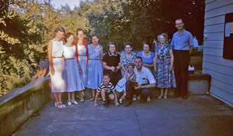 group with Dad 1957
