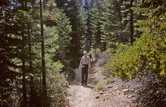 Trail to Yosemite Valley, Aug.1958