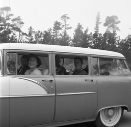 Leaving for Geyserville July1958