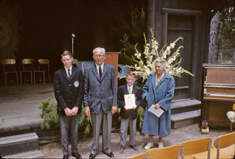 Stevenson graduation with Bruces, June1959