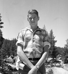 Me at Tuolomne Meadows, Yosemite, Aug.1959