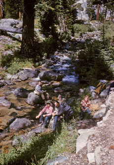 Trail to Merced Lake, Yosemite, Aug.1959