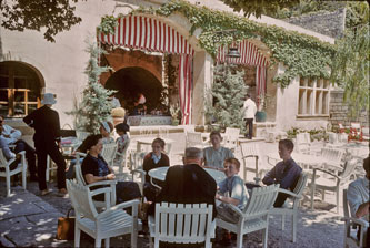 Lunch in Les Baux, France, 4 July 1960