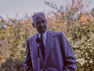 Leroy Ioas at Geyserville 14 August 1960