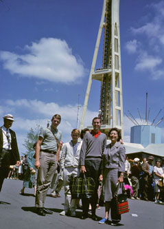 Family at Seattle World's Fair 1962
