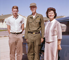 Keith in the army, Fort Ord, Sept.1963