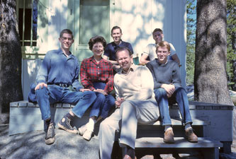 Family at White Wolf, Yosemite, 1963