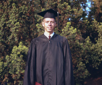 My graduation from Stanford 1964