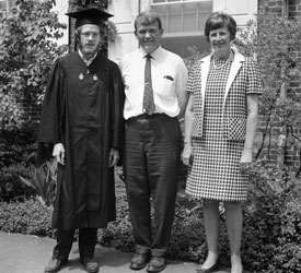 Walter Hewlett and parents, Harvard 1969