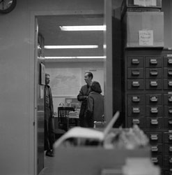 Keith in Smithsonian office 1971