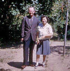 Mother and Dad at Geyserville 1961