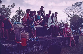Stevenson grave Youth Conf. Samoa 1970