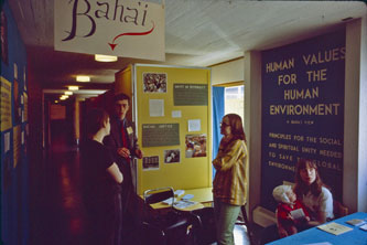 Stockholm Conf. Bahai booth