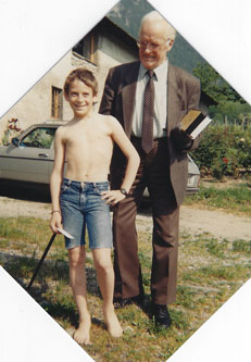 Alex and Ned Blackmer, La Pallud 1989