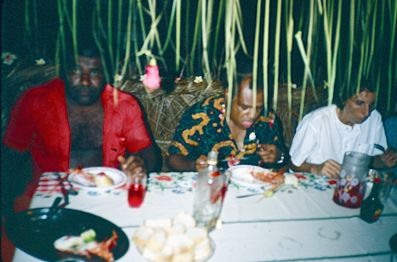 Kanak farewell for Martine