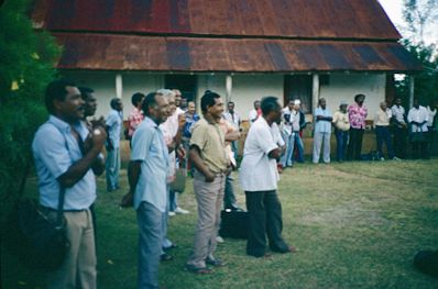 Kanak farewell for Martine