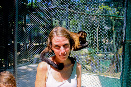 Agnes and monkey
