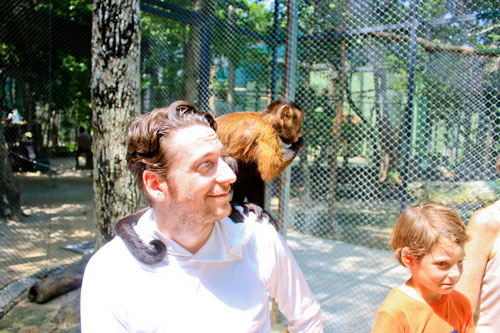 Alex and monkey