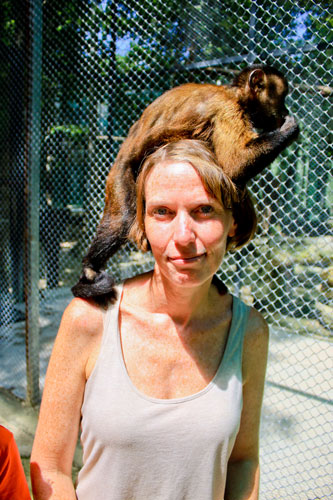 Agnes and monkey