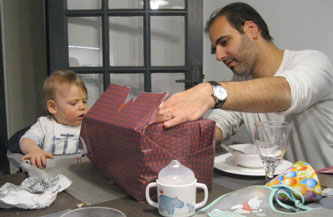 opening presents