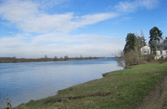 Saone River at Ormes