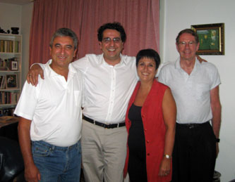Luigi and Vida Stendardo, Siamak Hariri, Arthur Dahl