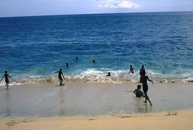 Boys on beach