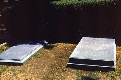 Graves of Elizabeth Muther and Martha Root